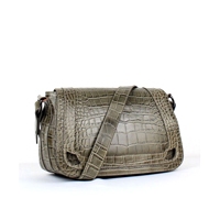 까르띠에 32cm SHOULDER BAG CROCODILE PRINT 카키-2B058