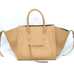 셀린느 2011 FW 팬텀 러기지 베이지 램스킨