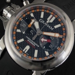 그레암 GRA021A - Oversize Chronofigher Commander TI/RU CF Blk 7750-2
