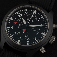 아이더블유씨 Pilot Double Chronograph Limited PVD-2