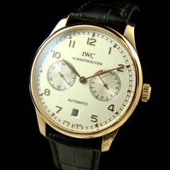 아이더블유씨 Portuguese Automatic 7Days Rosegold-4