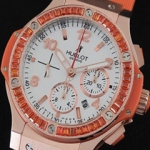 위블로 (HB 7964)Big Bang Aspen RGSq Orange Diam White SWISS 7750 A/T-1