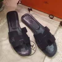 에르메스 오란 샌들 블랙