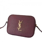 입생로랑 camera bag dark purple