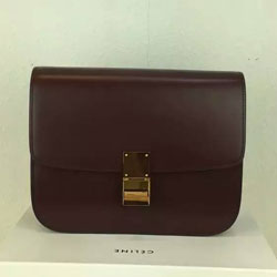 셀린느 박스백 버건디