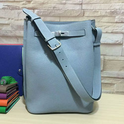 에르메스 토고 so Kelly 22cm 스카이블루