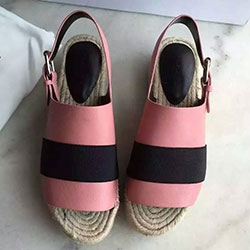 발렌시아가 샌들 핑크