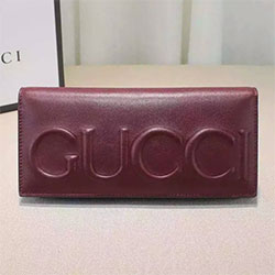 구찌 장지갑 버건디 G428779