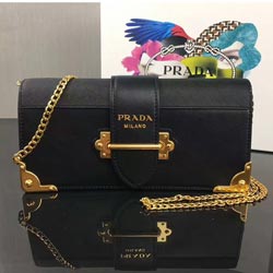 프라다  CAHIER BAG 1BF048 -블랙