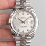 로렉스 데이저스트 은장 실버판(다이아 다이얼) 41mm  Ref.88567 (최고급형)