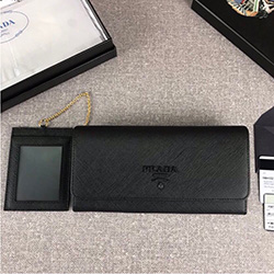 프라다 leather wallet 1MH132