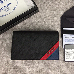 프라다 가죽 카드 지갑 2MC122