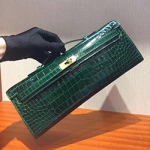 에르메스 켈리 포쉐트 31cm 리얼크로커다일 H-01