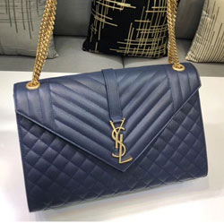 입생로랑 퀼티드  엔벨로프 백  31cm 487198
