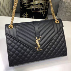 입생로랑 퀼티드  엔벨로프 백  31cm 487198